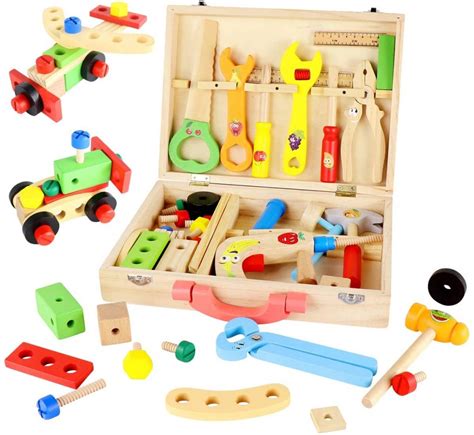 48PCS Kids Wooden Tool Box – Product Testing Group