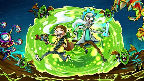 1920x1080 Rick And Morty In Another Dimension Illustration Laptop Full ...