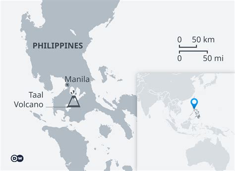 Philippines: Volcano spews lava as eruption risk looms | News | DW | 13.01.2020