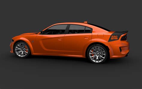 2023 Dodge Charger King Daytona: Orange Paint, a Sticker Pack, and 807 HP