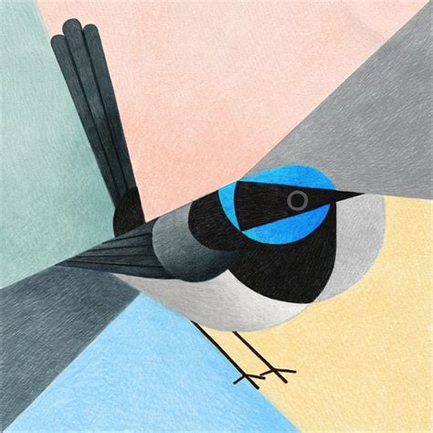 10 Brilliant Birds Illustrated with Only Simple Geometric Forms | DESIGN OVERDOSE