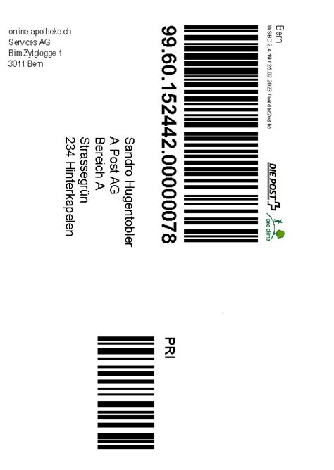 Post Barcodes