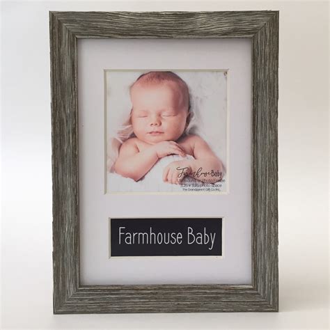 Baby Ultrasound Frame, Farmhouse Baby 5x7 Frame