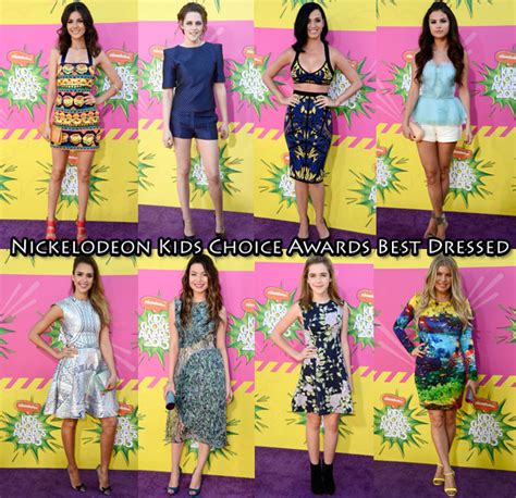 Who Was Your Best Dressed At The 2013 Nickelodeon Kids Choice Awards ...