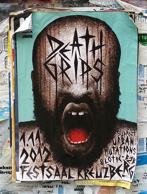 POSTERS OF BERLIN — Death Grips at Festsaal Kreuzberg