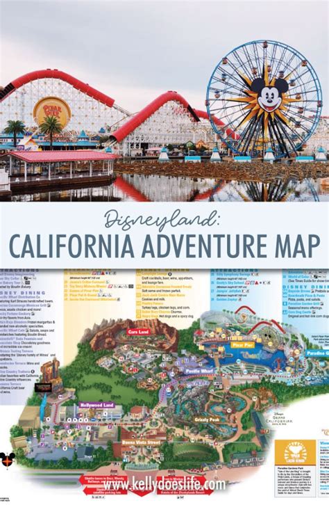 California Adventure Map - Kelly Does Life