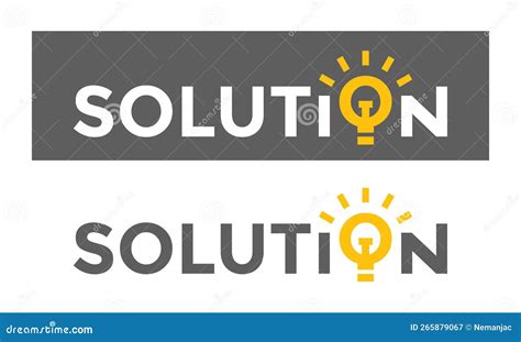 Solution logo concept stock illustration. Illustration of technology ...