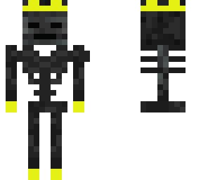 Wither Skeleton King | Minecraft Skin