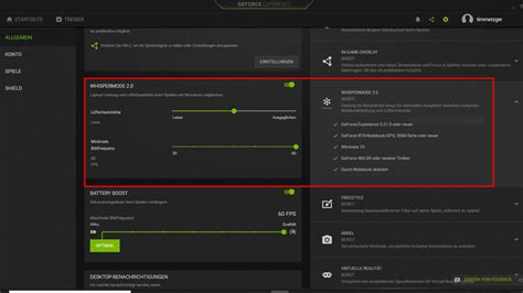 Nvidia WhisperMode 2.0 für leisere Gaming-Notebooks