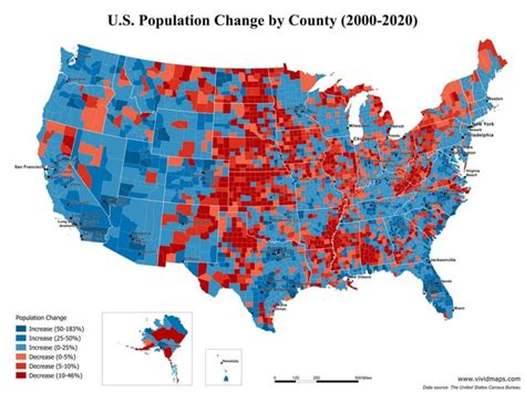 US population change 2000-2020 - all positive growth in the KC metro! : r/kansascity