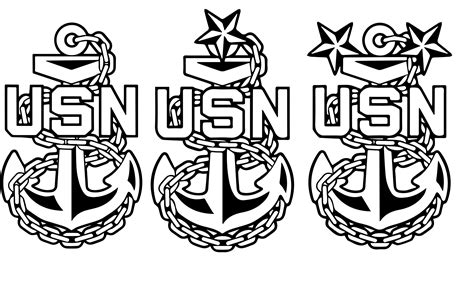 US Navy Chief Season pdf jpg Cut Files US Navy Senior Chief Petty Officer Anchor Vector Files ...