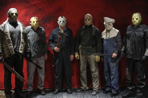 Six former Jason Vorhees actors don their original Friday The 13th costumes