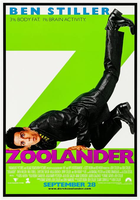 Zoolander Movie Poster - Classic 00's Vintage Poster