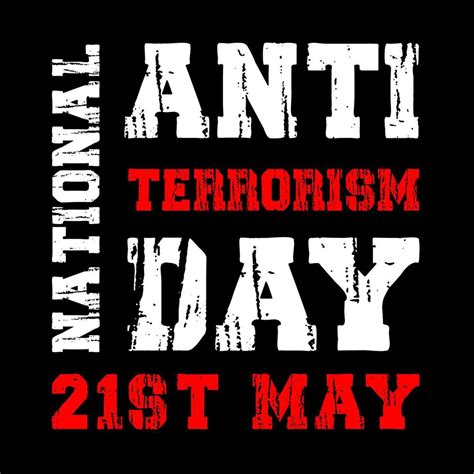 National anti terrorism day banner 6398266 Vector Art at Vecteezy