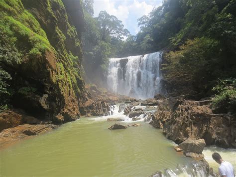 Sathodi waterfall formed by River Kali's tributary. It's 32 km from Yellapur, Uttara Kannada ...