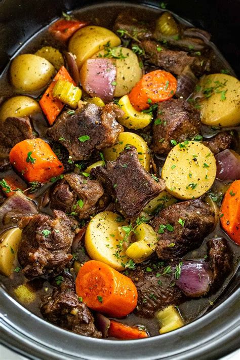 Easy Slow Cooker Beef Stew - Jessica Gavin