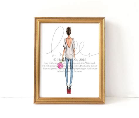 Sunday's Best fashion Illustration Print - Etsy