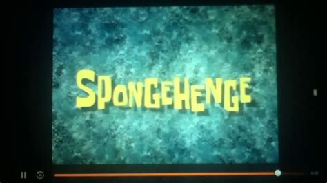 SpongeBob SquarePants - "SpongeHenge" - Title Card - YouTube