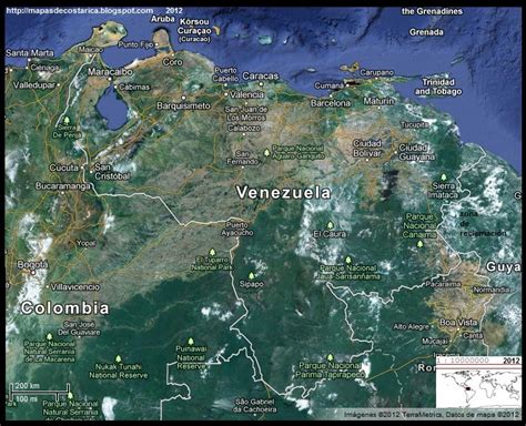 VENEZUELA, Vista Satelital de Google Maps