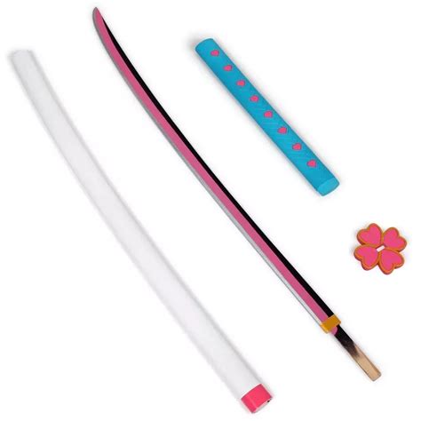 Mitsuri Kanroji Accessories Prop Weapon: Love Hashira Nichirin Swords ...