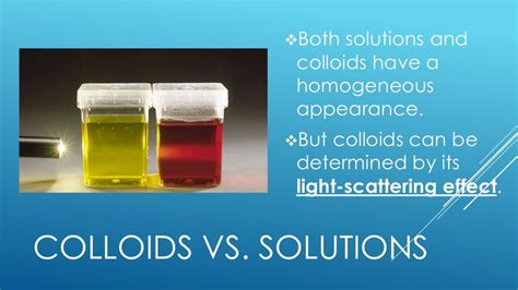 Unit 2, Lesson 2.5 - Suspensions and Colloids