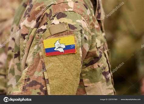 Revolutionary Armed Forces Colombia Flag Soldiers Arm Revolutionary Armed Forces — Stock Photo ...