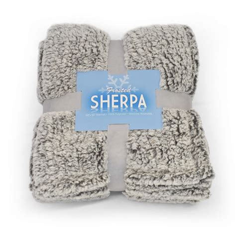 Frosted Sherpa Blanket - Fleece Blankets | NorthEast Fleece Co