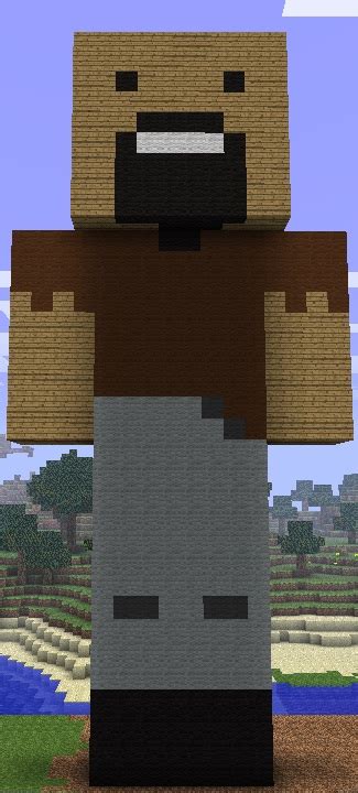 Statue of Notch Minecraft Map