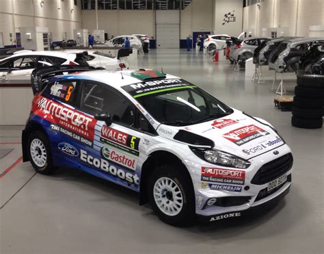 Ford demonstrates the special Fiesta RS WRC vehicle