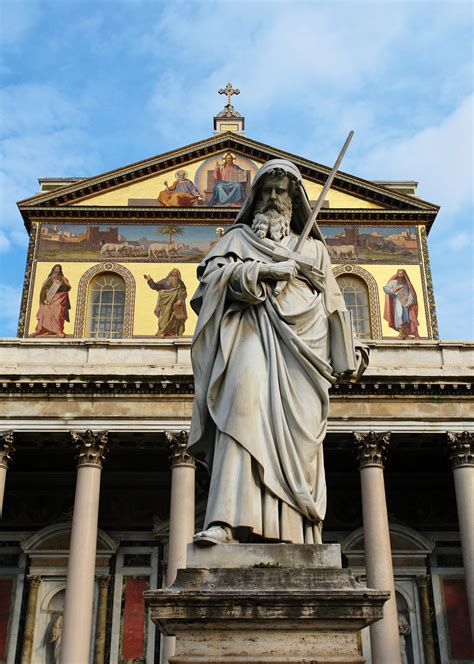 File:Front of the Basilica of Saint Paul Outside the Walls - Roma - Italy.jpg - Wikimedia Commons