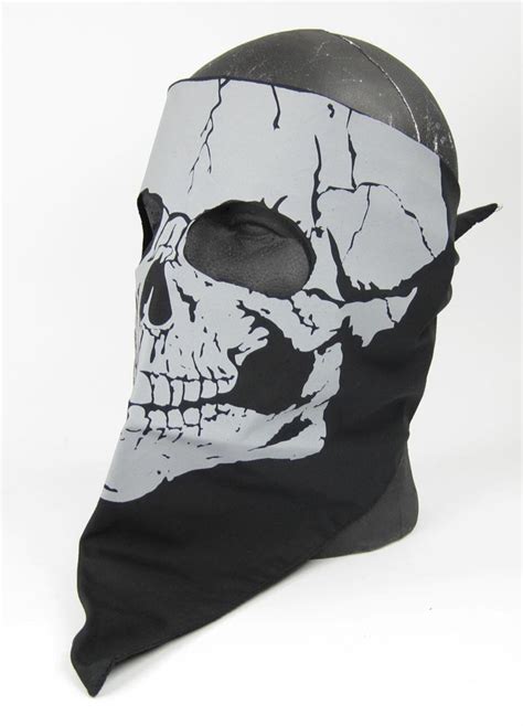 SKULL Motorcycle Biker Paintball Mask Bandana Bandanna | eBay