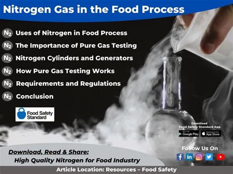 Nitrogen Gas in the Food Process