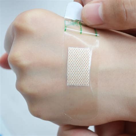 100 pcs/lot Waterproof Band Aid Medical Transparent Sterile Wound ...