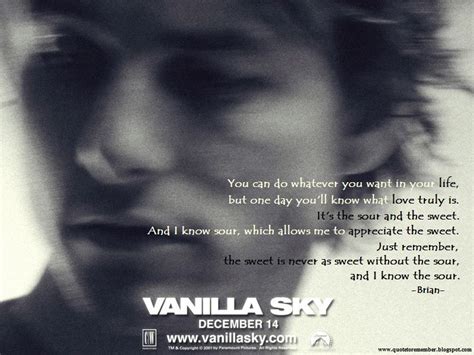 Quote to Remember: VANILLA SKY [2001] | Vanilla sky quotes, Vanilla sky, Tom cruise movies