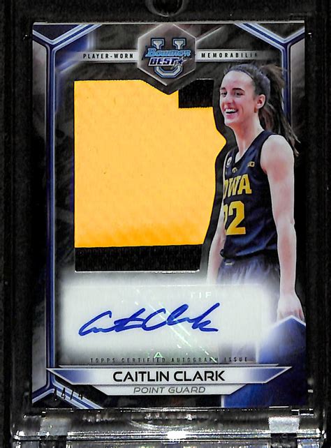 Lot Detail - 2023-2024 Bowman University's Best Caitlin Clark Rookie ...