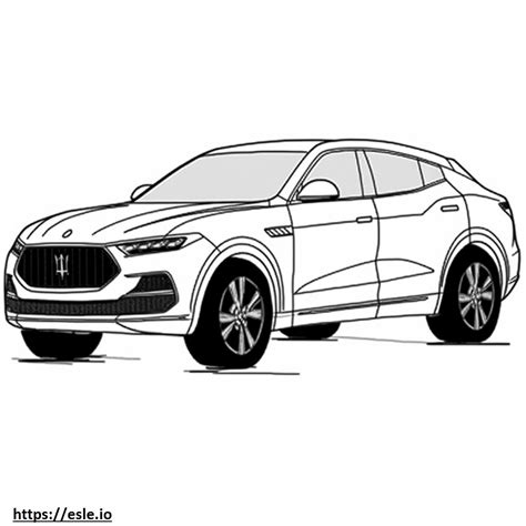 Maserati Levante Modena 2024 boyama