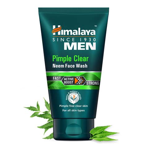 Himalaya Men Pimple Clear Neem Face Wash - Fights Pimples – Himalaya Wellness (India)