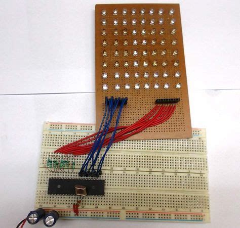 Scrolling text display on 8×8 led matrix using avr microcontroller ...