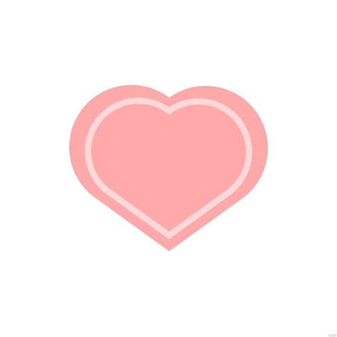 Light Pink Heart Clipart in Illustrator, SVG, JPG, EPS, PNG - Download ...