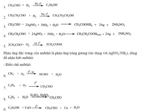 Tổng Hợp Phương Trình Hoá Học Lớp 11 Hoá Hữu Cơ Đầy Đủ Nhất | Phương ...
