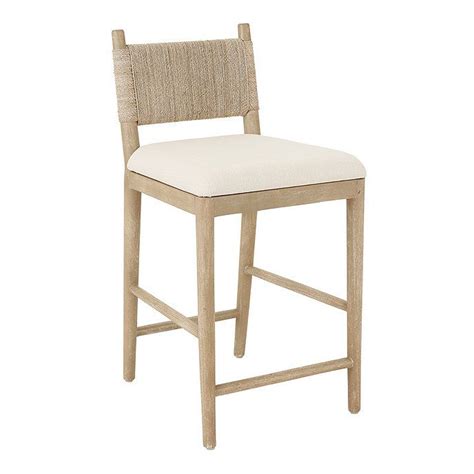 Blakely Seagrass Bar & Counter Stool | Counter stools, Stool, Stools with backs