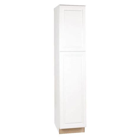 Hampton Bay Hampton Assembled 18x84x24 in. Pantry Kitchen Cabinet in ...