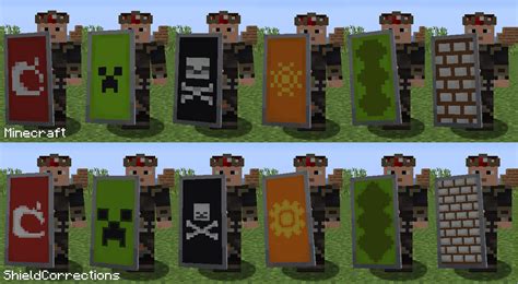 Shield Corrections Minecraft Texture Pack