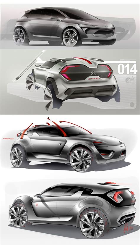 Concept Design Sketches by Antti Savio | Car design sketch, Car design ...