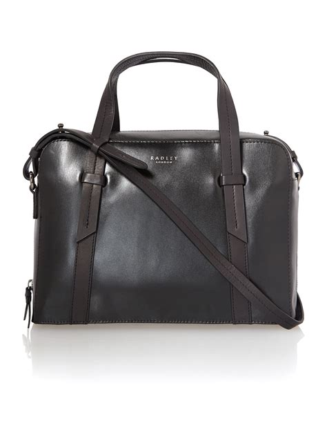 Radley Black Medium Cross Body Tote Bag in Black | Lyst