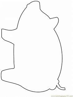 Outline Of A Pig | Free download on ClipArtMag