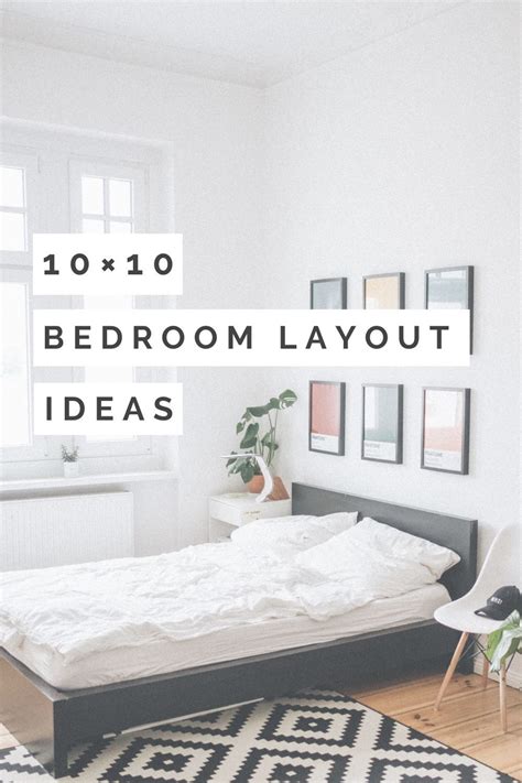 10x10 Small Bedroom Layout | Small bedroom layout, Bedroom furniture ...