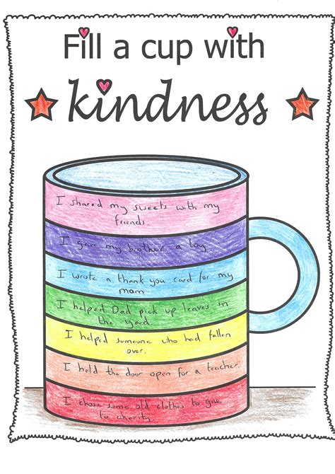 Fill a cup with kindness activity | Teaching Resources