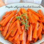 Maple Thyme Roasted Carrots - The Complete Savorist