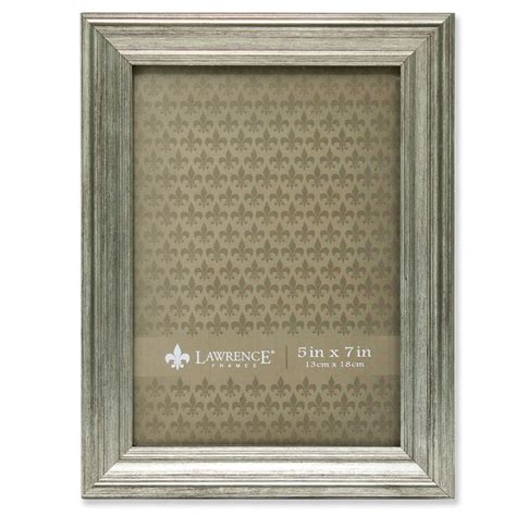 Lawrence Frames 5x7 Sutter Burnished Silver Picture Frame - Walmart.com - Walmart.com